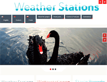 Tablet Screenshot of globalweatherstations.com